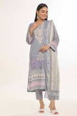 3 Piece Unstitched Printed Lawn Suit CLP-42001