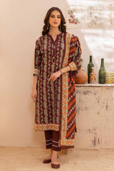 3 Piece Printed Lawn Unstitched Suit CL-32586 B