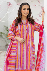 3 Piece Printed Lawn Unstitched Suit CL-32585 A