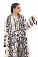 3 Piece Unstitched Embroidered Acrylic Suit with Embroidered Acrylic Dupatta AP-42006