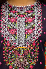 3 Piece Unstitched Printed Khaddar Suit with Printed Pashmina Dupatta AP-42030