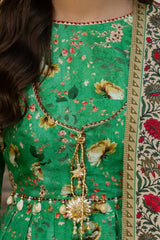 3 Piece Unstitched Printed Khaddar Suit with Printed Pashmina Dupatta AP-42036