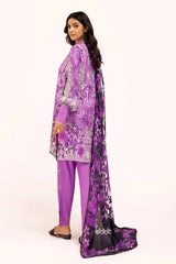 3 Piece Unstitched Printed Karandi Suit AY-42002