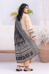 3 Piece Printed Embroidered Lawn Unstitched Suit B-42003