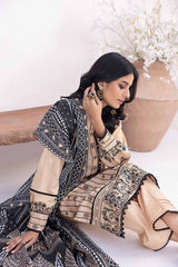 3 Piece Printed Embroidered Lawn Unstitched Suit B-42003