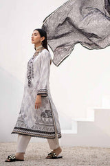 3 Piece Printed Lawn Unstitched Suit B-42009