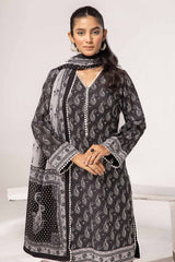 3 Piece Unstitched Printed Lawn Suit B-42020