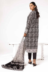 3 Piece Unstitched Printed Lawn Suit B-42024