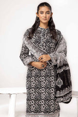 3 Piece Unstitched Printed Lawn Suit B-42024