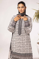 3 Piece Unstitched Embroidered Lawn Suit B-42028