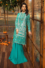 3 Piece Embroidered Printed Lawn Unstitched Suit with Embroidered Printed Chiffon Dupatta BCT-42004