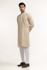 Beige Embroidered Kurta KR-EMB24-037
