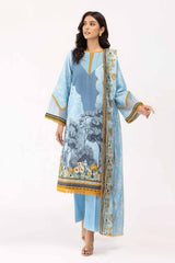 3 Piece Unstitched Corduroy Suit with Cotton Net Dupatta CD-42004