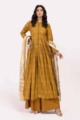 3 Piece Unstitched Corduroy Suit with Cotton Net Dupatta CD-42006