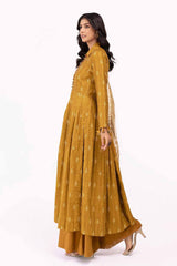 3 Piece Unstitched Corduroy Suit with Cotton Net Dupatta CD-42006