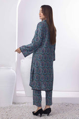2 Piece Printed Dhanak Unstitched Suit WNST-32079