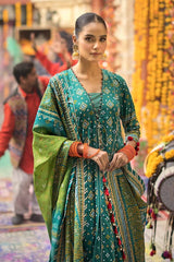 3 Piece Gold Printed Lawn Unstitched Suit CL-42004 B