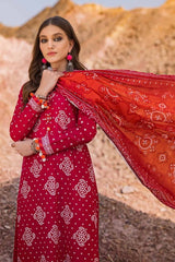 3 Piece Embroidered Printed Lawn Unstitched Suit CL-42006