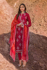 3 Piece Embroidered Printed Lawn Unstitched Suit CL-42006