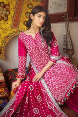 3 Piece Lacquer Printed Lawn Unstitched Suit CL-42008 B