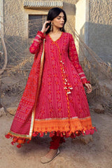3 Piece Printed Lawn Unstitched Suit CL-42009 A