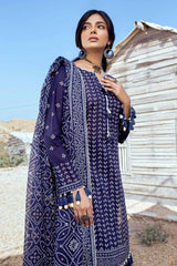 3 Piece Printed Lawn Unstitched Suit CL-42017 A