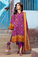 3 Piece Printed Lawn Unstitched Suit CL-42018 A