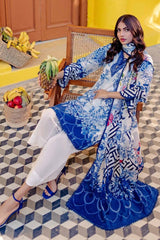 3 Piece Printed Lawn Unstitched Suit CL-42021 A