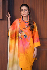 3 Piece Printed Lawn Unstitched Suit CL-42022 A