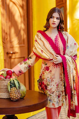 3 Piece Printed Lawn Unstitched Suit CL-42026 A