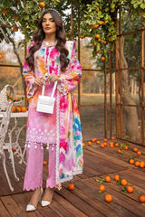 3 Piece Printed Embroidered Lawn Unstitched Suit CL-42028