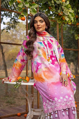 3 Piece Printed Embroidered Lawn Unstitched Suit CL-42028
