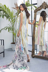 3 Piece Printed Lawn Unstitched Suit CL-42029 A