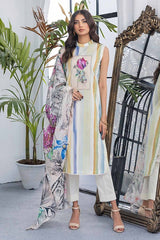 3 Piece Printed Lawn Unstitched Suit CL-42029 A