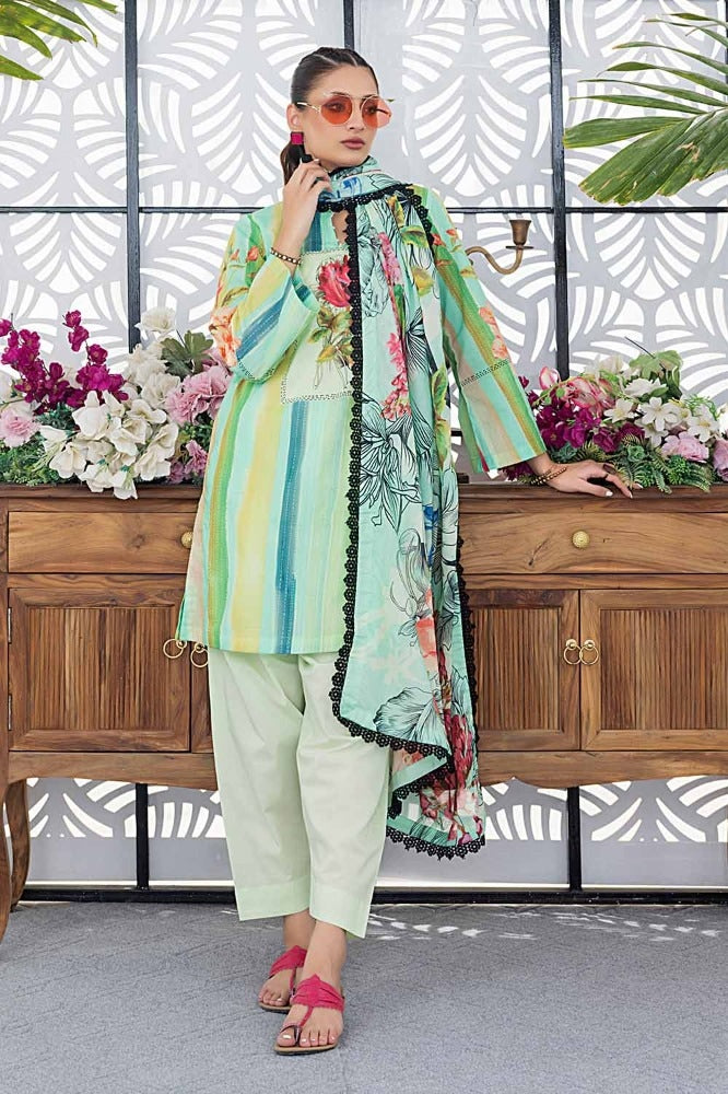 3 Piece Printed Lawn Unstitched Suit CL-42029 B