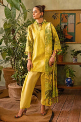 3 Piece Printed Embroidered Lawn Unstitched Suit CL-42031