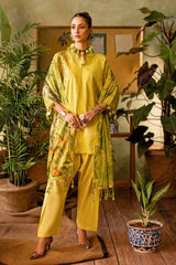 3 Piece Printed Embroidered Lawn Unstitched Suit CL-42031