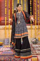 3 Piece Printed Lawn Unstitched Suit CL-42033 B