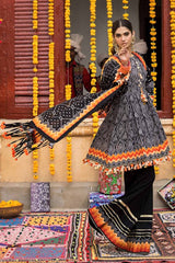 3 Piece Printed Lawn Unstitched Suit CL-42033 B