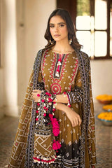 3 Piece Printed Lawn Unstitched Suit CL-42034 B