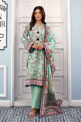 3 Piece Printed Lawn Unstitched Suit CL-42050 A