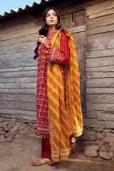 3 Piece Printed Lawn Unstitched Suit CL-42061 A