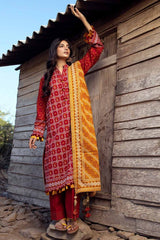 3 Piece Printed Lawn Unstitched Suit CL-42061 A