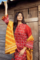 3 Piece Printed Lawn Unstitched Suit CL-42061 A