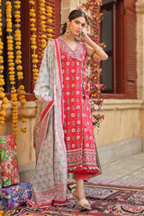 3 Piece Lacquer Printed Lawn Unstitched Suit CL-42062 B
