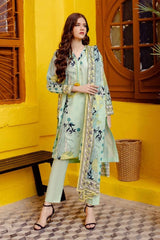 3 Piece Printed Lawn Unstitched Suit CL-42065 A