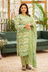 3 Piece Printed Lawn Unstitched Suit CL-42077 B