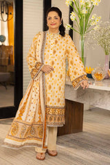 3 Piece Printed Lawn Unstitched Suit CL-42080 B
