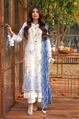 3 Piece Printed Embroidered Lawn Unstitched Suit CL-42087