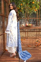 3 Piece Printed Embroidered Lawn Unstitched Suit CL-42087